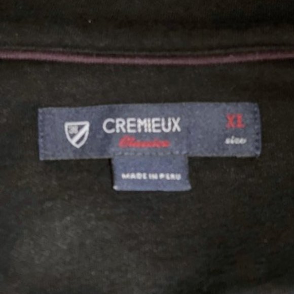 Cremieux Classics 1/2 Zip Purple Pullover Sweater Mens XL Soft Knit Mock Neck - Picture 5 of 8